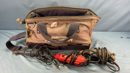 Mastercraft Rotary Tool Lot with Bag