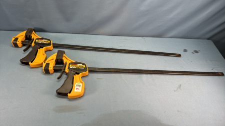 (2) 24" Sliding Bar Clamps