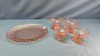 Pink Depression Glass Lot