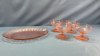 Pink Depression Glass Lot - 2