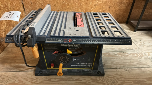 Mastercraft 10in Table Saw