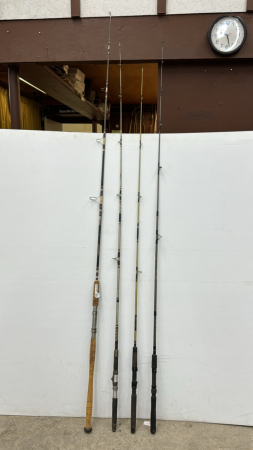 (4) Fishing Poles - No Reels