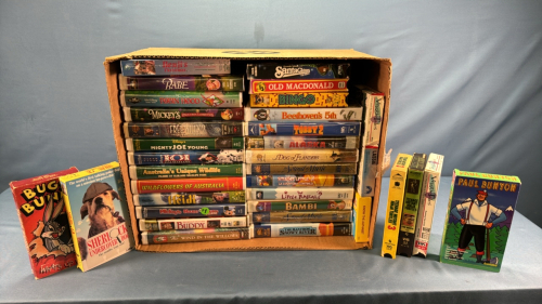 Approx. 35 Childrens VHS Tapes