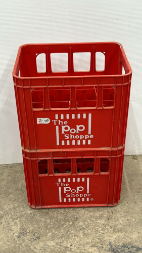 (2) The Pop Shop Plastic Crates