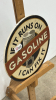 12" Round Gasoline Sign - 2