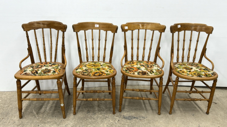 (4) Spindall Back Chairs