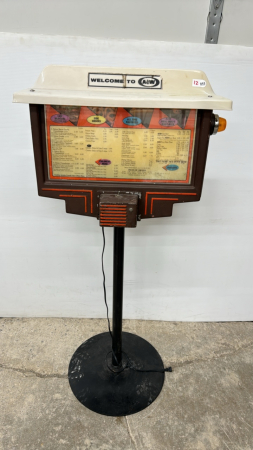 A&W Drive Thru Pedestal