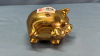 Brass 4" Long Piggy Bank - 5