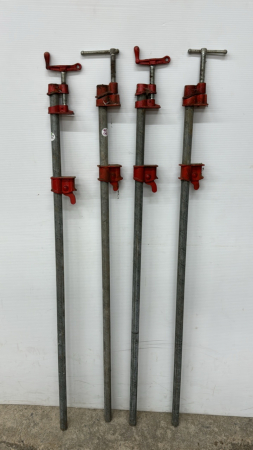 (4) 46"L 3/4" Pipe Clamps