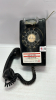 Rotary Dial Black Wall Phone - 2