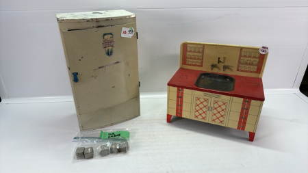 (2) Tin Toy Kitchen Appliances