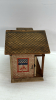 9" W Wooden Toy House - 7