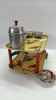 Tin Tea Trolley & Qty of Dolls, China & Tin Wear - 7