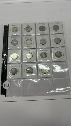 (15) Canadian 25 Cent Coins