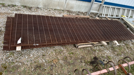 2 Pieces of Metal Grating -128in x 36in