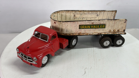 Vintage Tin Grain Hauler