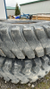 Pair of 18.00-25 Tires on Rims - 4