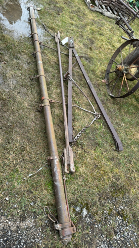 4 Section Harrow Pole, 8ft Bunt Pole & Hitch