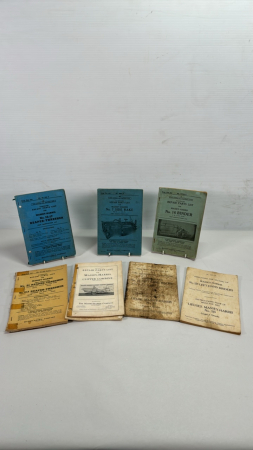 (8) Massey Harris Manuals