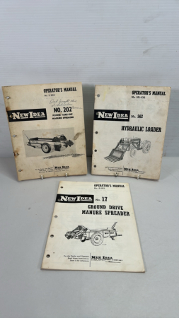 New Idea Operators Manual Lot