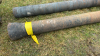 2 Cast Pipes -6.5in x 18ft Long - 4