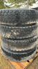 4 11R22.5 Tires -No Rims -Unmatched - 2