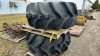 Pair of Goodyear 28L-26 Tires on Rims - 3