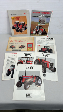 Assorted Massey Tractor Brochures