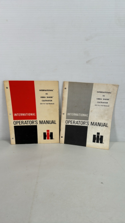 (2)International 45 Vibra Shank Cultivator Manuals