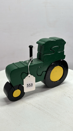 John Deere Wooden Tractor Puzzle