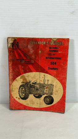 Operators Manual for International 504 Tractor