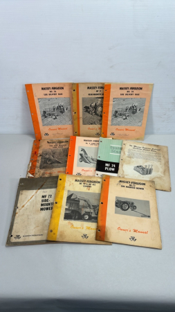 Massey Ferguson Owners Manual Lot