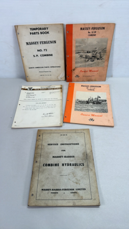 Massey Ferguson Manual Lot