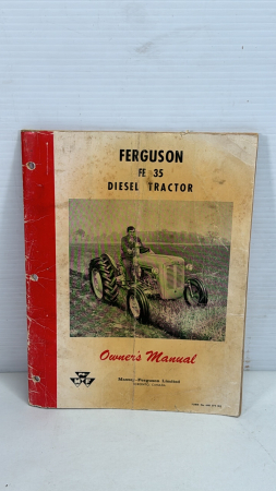 Ferguson FE-35 Diesel Owners Manual