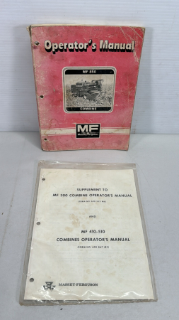 Massey Ferguson Combine Manuals