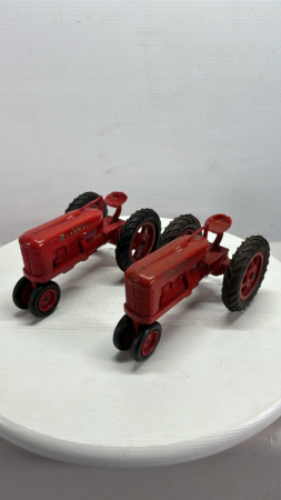 (2) Plastic Farmall Narrow Tractors