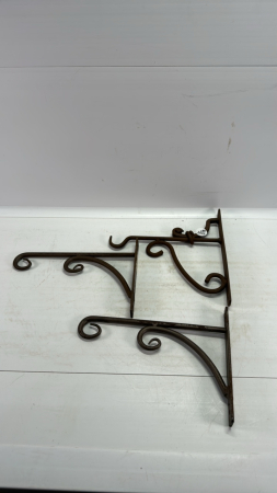 (3) Wall Mount Hanging Brackets