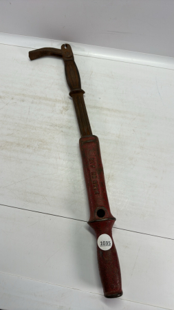 Vintage Forged Steel Nail Puller 18" Long