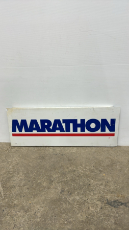 Metal Marathon Sign