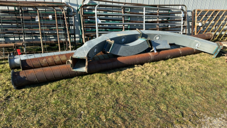 Approx. 55ft of 9in Silo Pipe with Hoods