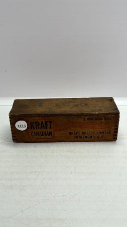 Kraft Canadian Wooden Cheese Box