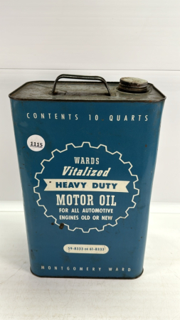 Wards Vitalized Heavy Duty Motor Oil 10 Qt Tin