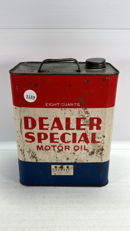 Dealer Special Motor Oil 8 Quart Tin