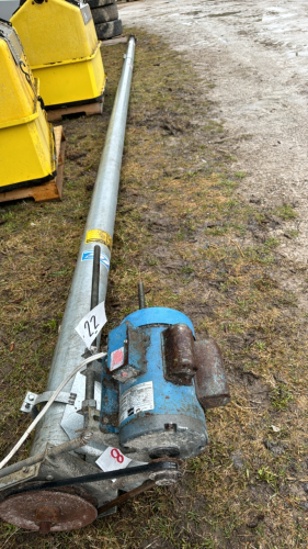 24ft x 5in Auger with 1.5 HP Doerr Motor