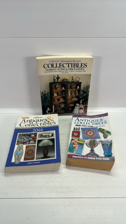 Lot (3) Antique Collectables Books