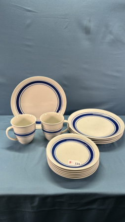 Partial Alco Set of Dishes