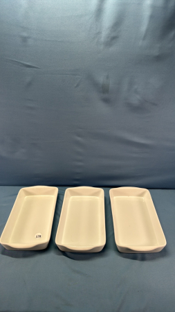 (3) Casserole Dishes