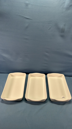 (3) Casserole Dishes