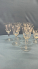 Matching Etched Glass Lot - 2