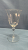 Matching Etched Glass Lot - 6